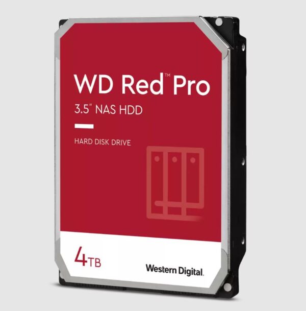 WD Red Pro 4TB 3.5" NAS Hard Drive 7200RPM 256MB Cache 24x7 5yrs wty