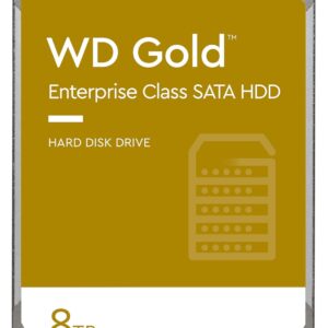 Western Digital Gold 8TB 3.5" Enterprise Class SATA 6 Gb/s HDD 7200 RPM Cache Size  256MB 5-Year Limited Warranty