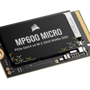 Corsair Force MP600 MICRO 1TB M.2 2242 NVMe SSD 5100/4300MB/s 600K/890K 600TBW 1.5M MTTF AES 256-bit for Lenovo Legion Go Valve Steam Deck Rog Ally