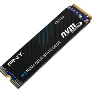 PNY CS2140 2TB NVMe SSD Gen4x4 M.2 3600MB/s 3200MB/s R/W 800TBW 445K/550K IOPS 1.5M hrs MTBF TCG Opal Encryption 5yrs wty