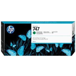 HP 747 DesignJet Ink Cartridge for Z9 Printer Series 300mL Chromatic Green