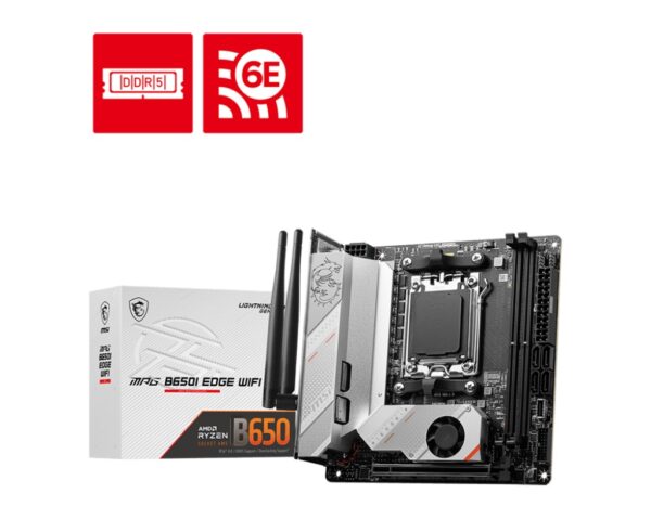 MSI MPG B650I EDGE WIFI AMD AM5 M-ITX Motherboard