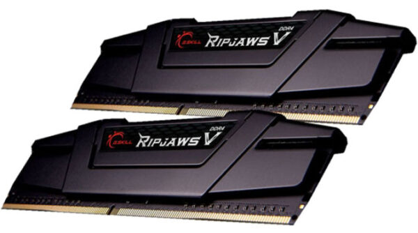 G.SKILL F4-3200C16D-16GVKB 16GB (2 x 8GB)/ PC4-25600 / DDR4 3200 Mhz/ Timings 16-18-18-38/ Voltage 1.35V/ RipjawsV