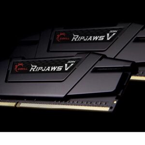 G.SKILL F4-3200C16D-64GVK 64GB (2 x 32GB)/ PC4-25600 / DDR4 3200 Mhz/ Timings 16-18-18-38/ Voltage 1.35V/ RipjawsV