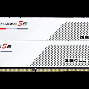 G.SKILL F5-5200J3636C16GX2-RS5W 32GB (2 x 16GB)/ DDR5 5200 MT/s/ Timings 36-36-36-83/ Voltage 1.2V/ Ripjaws S5