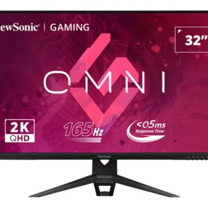 Experience immersive entertainment with the ViewSonic OMNI VX3219-2K-PRO-2 gaming monitor. Its high 165Hz refresh rate guarantees ultra-smooth animations