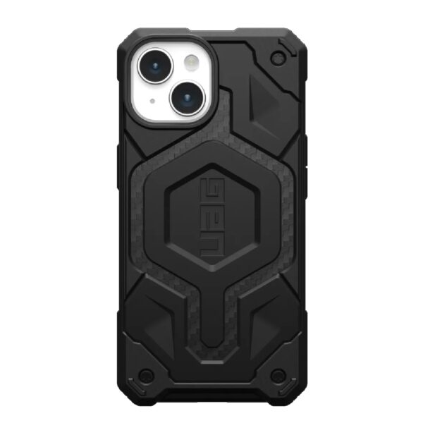 UAG Monarch Pro MagSafe Apple iPhone 15 (6.1") Rugged Case - Carbon Fiber (114219114242)