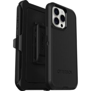 OtterBox Defender Apple iPhone 15 Pro Max (6.7") Case Black - (77-92549)