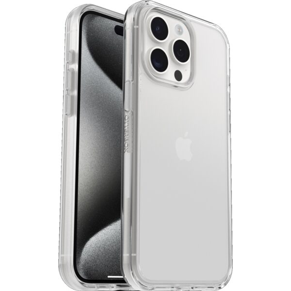 OtterBox Symmetry Clear Apple iPhone 15 Pro Max (6.7") Case Clear - (77-92658)