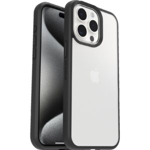 OtterBox React Apple iPhone 15 Pro (6.1") Case Black Crystal (Clear/Black) - (77-92753)