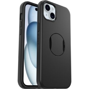 OtterBox OtterGrip Symmetry MagSafe Apple iPhone 15 Plus / iPhone 14 Plus (6.7") Case Black - (77-93152)