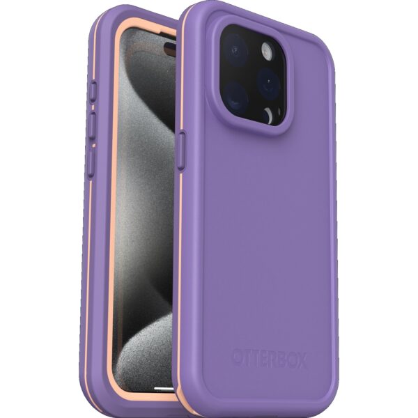 OtterBox Fre MagSafe Apple iPhone 15 Pro (6.1") Case Rule of Plum (Purple) - (77-93407)