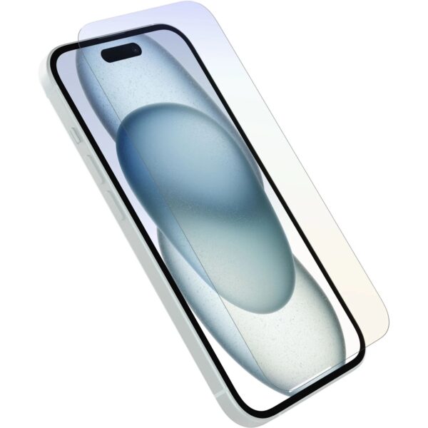 OtterBox Premium Pro Glass Antimicrobial Anti-Blue Light Apple iPhone 15 Plus (6.7") Screen Protector Clear - (77-93984)