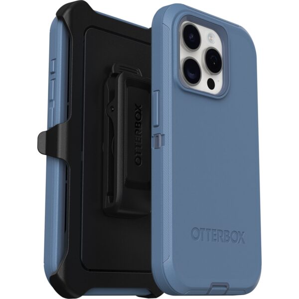 OtterBox Defender Apple iPhone 15 Pro (6.1") Case Baby Blue Jeans (Blue) - (77-94043)