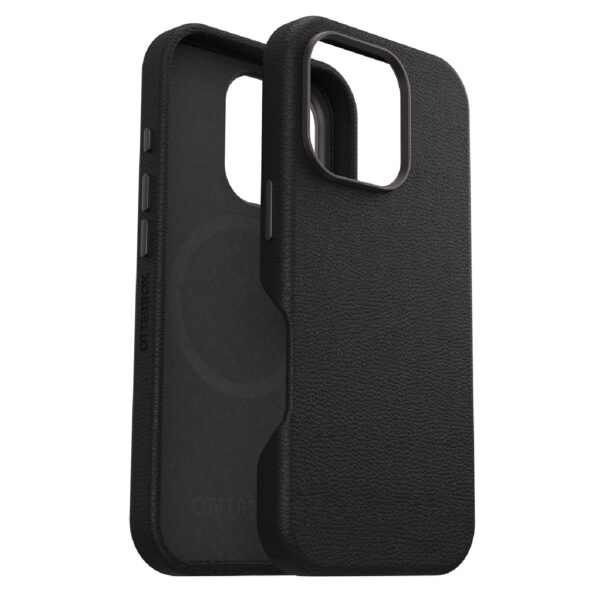 OtterBox Symmetry MagSafe Cactus Leather Apple iPhone 16 Pro Max (6.9") Case Black - (77-96333)