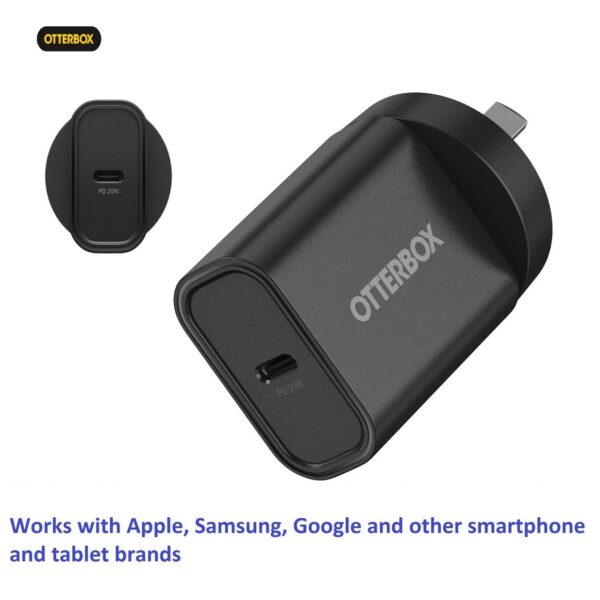 OtterBox 20W USB-C (Type I) PD Fast Wall Charger - Black (78-81350)