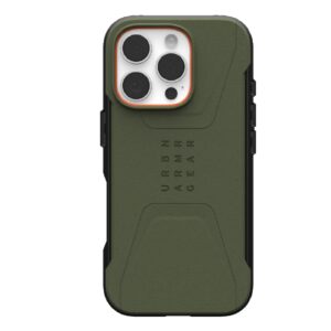 UAG Civilian MagSafe Apple iPhone 16 Pro Max (6.9") Rugged Case - Olive Drab (114445117272)