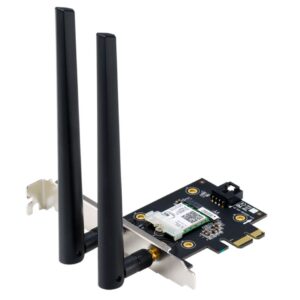 ASUS PCE-AX3000 Dual Band PCI-E WiFi 6 (802.11ax). Supporting 160MHz