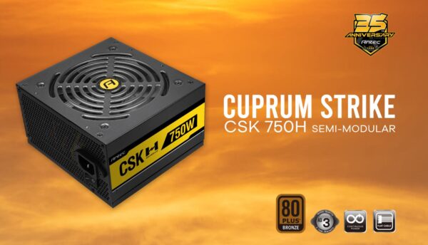 Antec’s new generation Cuprum Strike Bronze power supply is crafted for quality