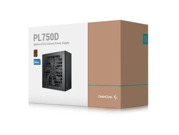 PL750DThe PL750D updates DeepCool non-modular PSUs with a 12VHPWR cable and brings them into compliance with INTEL's ATX3.0 standard. These units are 80 PLUS Bronze-verified