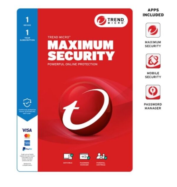 Trend Micro Maximum Security provides comprehensive