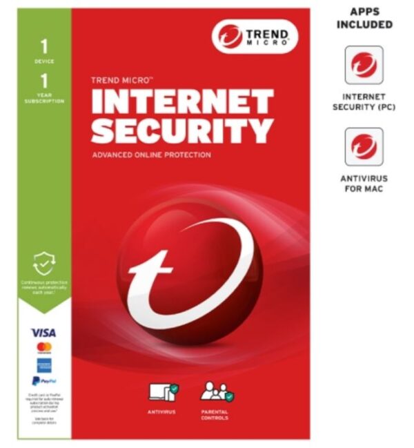 Trend Micro™ Internet Security provides advanced online protection so you can enjoy your digital life safely. It's designed to safeguard your privacy on social networks.