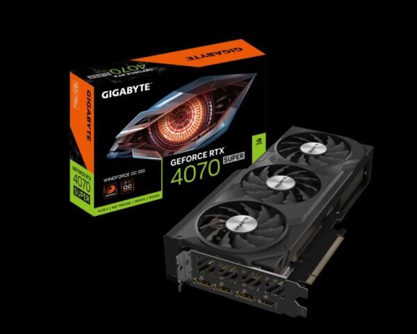 Gigabyte nVidia GeForce RTX 4070 Super WINDFORCE OC 12GD GDDR6X Video Card