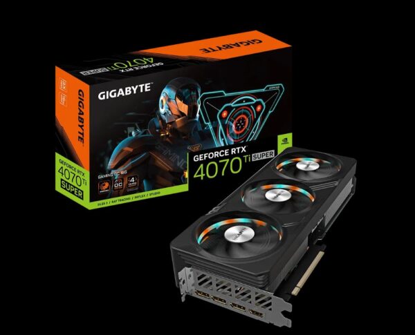 Gigabyte nVidia GeForce RTX 4070 Ti Super GAMING OC 16GD GDDR6X Video Card