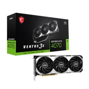 MSI GeForce RTX 4070 SUPER 12G VENTUS 3X OC Video Card  2595 MHz Boost Clock