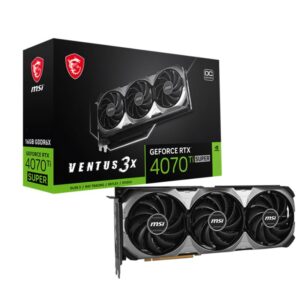 MSI GeForce RTX 4070 Ti SUPER 16G VENTUS 3X OC Video Card  2640 MHz Boost Clock