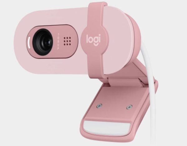 Logitech Brio 100 Full HD 1080p webcam with auto-light balance