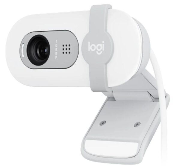 Logitech Brio 100 Full HD 1080p webcam with auto-light balance