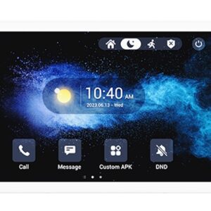 10.1 SIP INDOOR UNIT IN WHITE ANDROID 12 VERSION