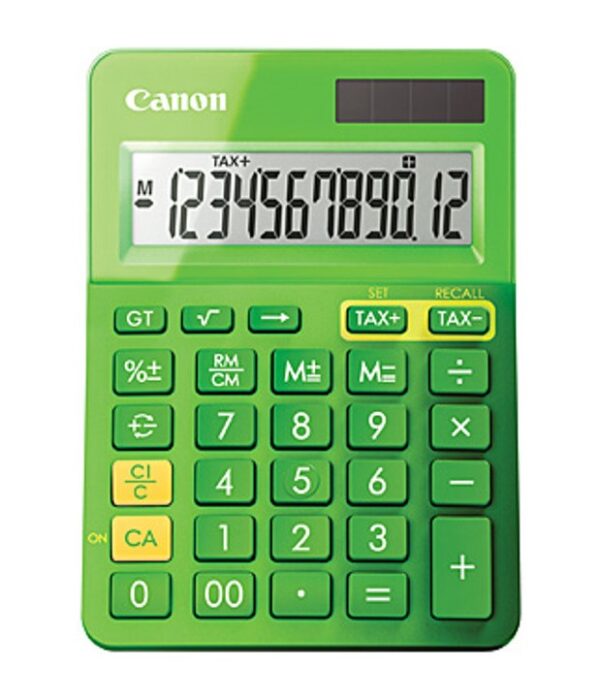 Canon LS-123KMGR Desktop Calculator - Green