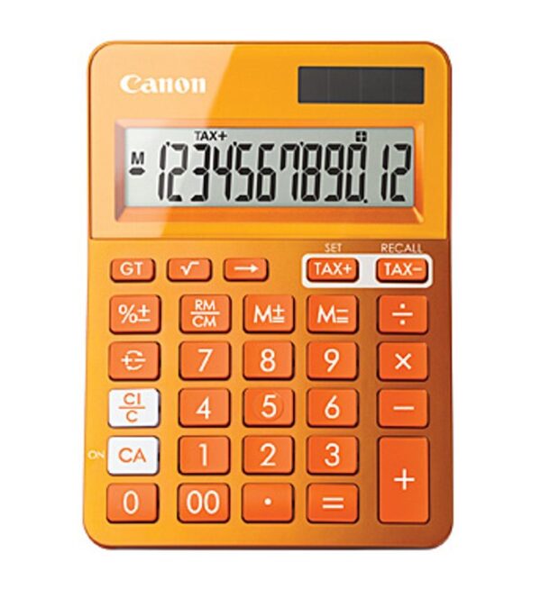 Canon LS-123KMOR Desktop Calculator - Orange