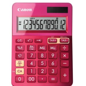 Canon LS-123KMPK Desktop Calculator - Pink