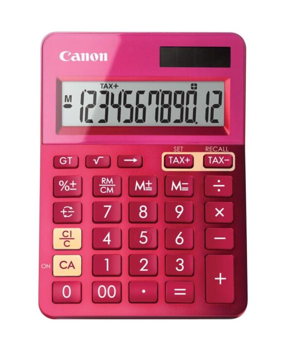 Canon LS-123KMPK Desktop Calculator - Pink