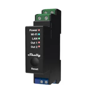 Shelly2 CIRCUIT DIN RAIL WI-FI RELAY SWITCH WITH POWER METERINGRelays