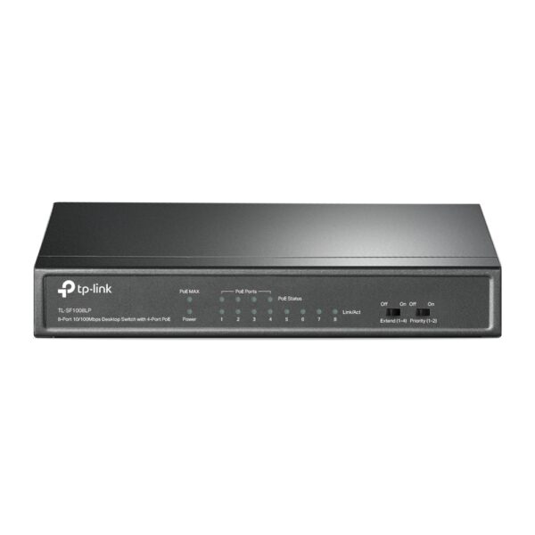 8-PORT 10/100 MBPS DESKTOP SWITCH WITH 4-PORT POE