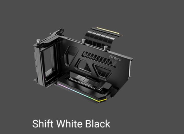 PCI-E 4.0 190mm Expansion Cable. RGB LED Lightning Effect