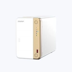 QNAP TS-262 2 Bay Multimedia NAS Intel Celeron N4505 Dual Core 2.9GHz 4GB 2.5Gbe 2x 3.5/2.5" SATA 2x M.2 2280 Nvme Expansion