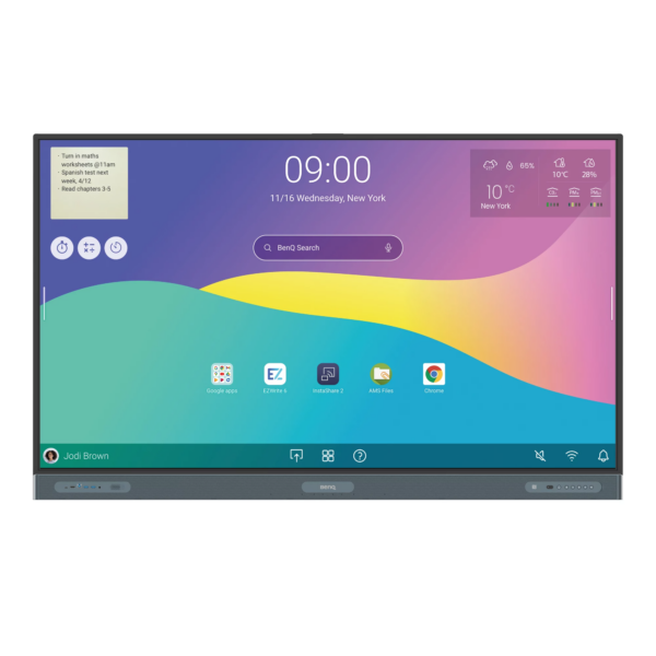 BENQ 86 RP8604 4K UHD 450NITS 12001 CONTRAST ANDROID 13 WITH WIFI DONGLE - 5YRS WTY