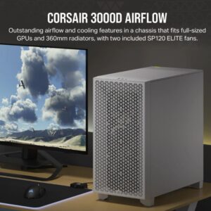 3000D AIRFLOW Mid-Tower PC Case - White