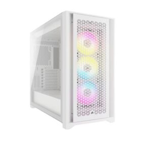 The CORSAIR 5000D RGB AIRFLOW is a mid-tower ATX case with high-airflow design