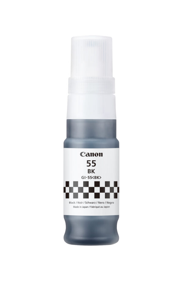 CANON GI-55 BLACK INK BOTTLE FOR GX1060 / GX2060 - 3K PAGE YIELD