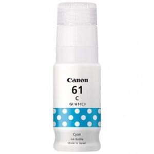 CANON GI61C CYAN INK BOTTLE FOR G3620 G3625 G3660 - 7.7K PAGE YIELD