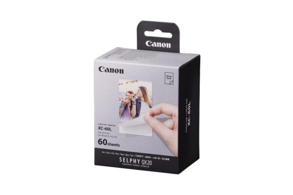 CANON XC-60L CARD SIZE LABEL FOR QX20 - 60 SHEETS