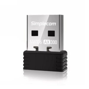 Simplecom NW106 AX300 2.4GHz Wi-Fi 6 USB Wireless Nano Adapter