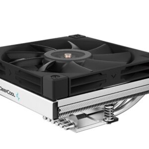 The AN600 is a low-profile CPU cooler that provides 180W of cooling to the CPU while also cooling the RAM modules. Making full use of a 120mm high airflow fan and an overhanging design