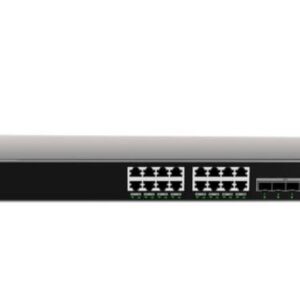 ENTERPRISE LAYER 3 MANAGED POE NETWORK SWITCH 16 X GIGE 4 X SFP